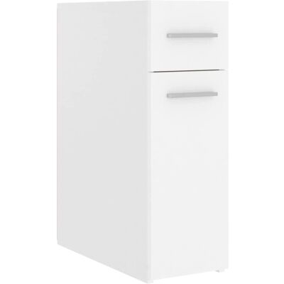 vidaXL Apothecary Cabinet White 20x45.5x60 cm Engineered Wood - Apothecary Cabinet vidaXL Apothecary Cabinet White 20x45.5x60 cm Engineered Wood - Apothecary Cabinet