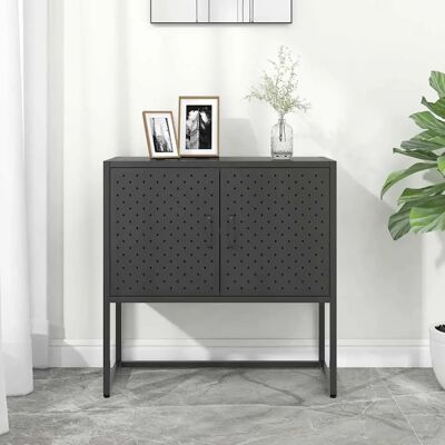 MAISONCHIC Stahlschrank - 75x35x75cm - Langlebiger Stauraum MAISONCHIC Stahlschrank - 75x35x75cm - Langlebiger Stauraum