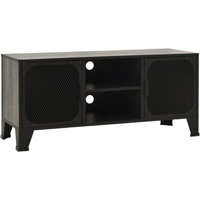 vidaXL Graues Metall MDF TV-Schrank - 105x36x47 cm - Fernseher Typ vidaXL Graues Metall MDF TV-Schrank - 105x36x47 cm - Fernseher Typ