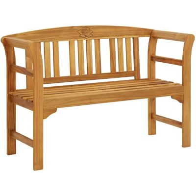 vidaXL Massive Akazienholz Gartentisch 114 cm - Gartentisch vidaXL Massive Akazienholz Gartentisch 114 cm - Gartentisch
