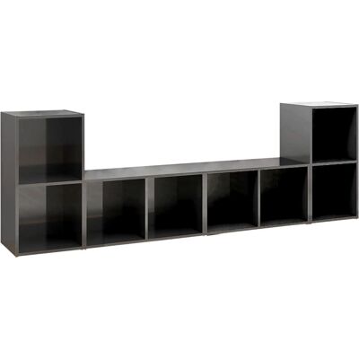vidaXL TV-Ikony - Harmaa, 72x35x36.5 cm vidaXL TV-Ikony - Harmaa, 72x35x36.5 cm