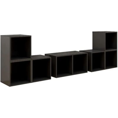 vidaXL 3080059 Harmaa Korkeakiilto TV-kaappi - TV cabinet vidaXL 3080059 Harmaa Korkeakiilto TV-kaappi - TV cabinet