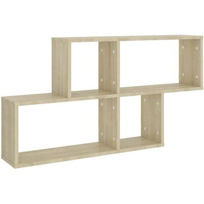 vidaXL Étagère murale Chêne Sonoma - 100x18x53 cm - Étagère murale - Publicité vidaXL Étagère murale Chêne Sonoma - 100x18x53 cm - Étagère murale - Publicité