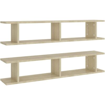 vidaXL 2x Seinähyllyt Sonoma tammi - 2 kpl vidaXL 2x Seinähyllyt Sonoma tammi - 2 kpl
