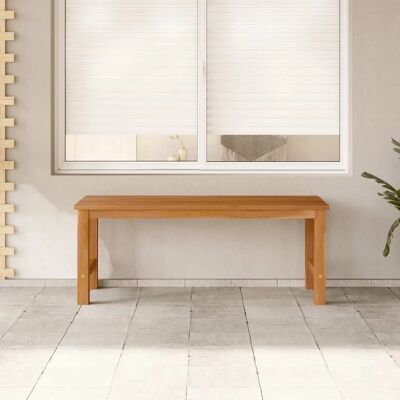 vidaXL Gartenbank aus massivem Teakholz 114 cm vidaXL Gartenbank aus massivem Teakholz 114 cm