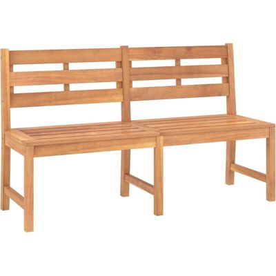 vidaXL Solidne drewno tekowe na ogrodową ławkę 150 cm vidaXL Solidne drewno tekowe na ogrodową ławkę 150 cm