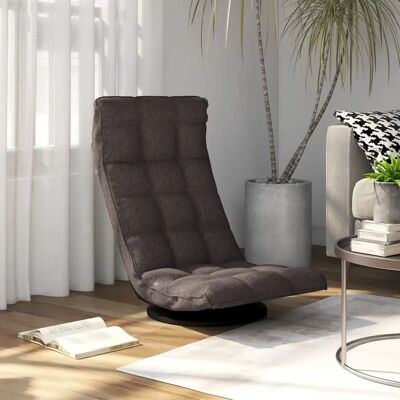 vidaXL Chaise de sol pivotante Taupe - Chaise de sol - Publicité vidaXL Chaise de sol pivotante Taupe - Chaise de sol - Publicité