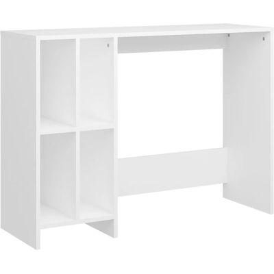 vidaXL Weißer Computertisch - Modernes Arbeits- & Studiertisch vidaXL Weißer Computertisch - Modernes Arbeits- & Studiertisch