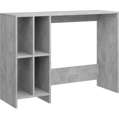 vidaXL Computertisch Beton Grau - Schreibtisch vidaXL Computertisch Beton Grau - Schreibtisch