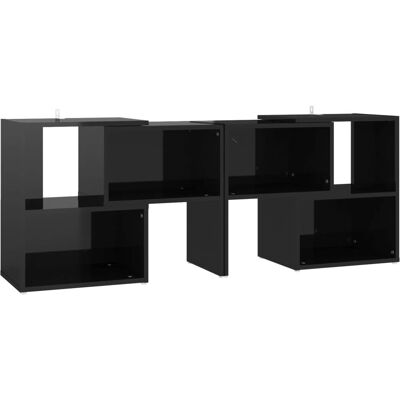 vidaXL TV-Schrank Hochglanz Schwarz - TV Schrank vidaXL TV-Schrank Hochglanz Schwarz - TV Schrank