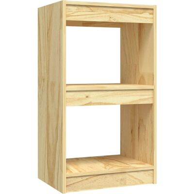 Bibliothèque en bois de pin vidaXL pour décoration et rangement - Publicité Bibliothèque en bois de pin vidaXL pour décoration et rangement - Publicité