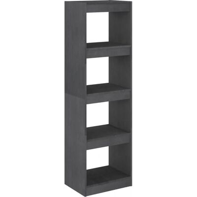 Bibliothèque en pin massif gris vidaXL Awo12871 - Paravent/Étagère - Publicité Bibliothèque en pin massif gris vidaXL Awo12871 - Paravent/Étagère - Publicité