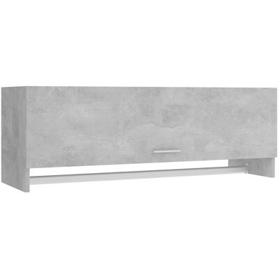 vidaXL Kleiderschrank Beton Grau 2-Fächer Stauraum - Garderobe vidaXL Kleiderschrank Beton Grau 2-Fächer Stauraum - Garderobe