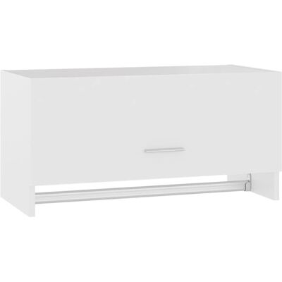 vidaXL 808242 Weiße Garderobe - Langlebiger Hängeschrank für Stauraum vidaXL 808242 Weiße Garderobe - Langlebiger Hängeschrank für Stauraum