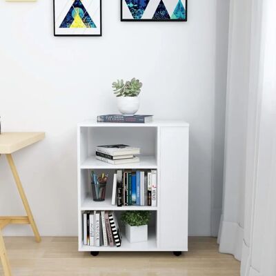 vidaXL Weißes Rollschrank - Moderner Stauraum vidaXL Weißes Rollschrank - Moderner Stauraum