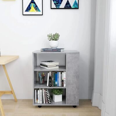 vidaXL Rollschrank Beton Grau - Moderner Stauraum vidaXL Rollschrank Beton Grau - Moderner Stauraum