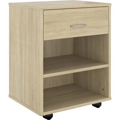 vidaXL Sonoma Eichenrollschrank - Büromöbel vidaXL Sonoma Eichenrollschrank - Büromöbel