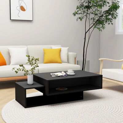 vidaXL Couchtisch Schwarz 105x55x32 cm Sperrholz - Coffee Table vidaXL Couchtisch Schwarz 105x55x32 cm Sperrholz - Coffee Table
