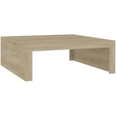 vidaXL Sonoma Eiche Couchtisch - 100x100x35 cm - Wohnzimmerdeko vidaXL Sonoma Eiche Couchtisch - 100x100x35 cm - Wohnzimmerdeko