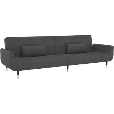 VidaXL Sovesofa Grå - 2-personers Konvertibelt Møbel VidaXL Sovesofa Grå - 2-personers Konvertibelt Møbel