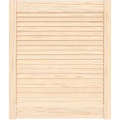 Puerta de armario de lamas de madera de pino - Decoración interior Puerta de armario de lamas de madera de pino - Decoración interior