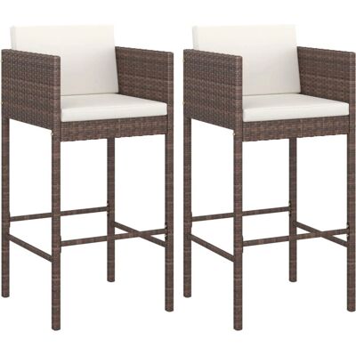vidaXL 316672 ulkosohva - Säänkestävä poly rattan, teräs ruskea vidaXL 316672 ulkosohva - Säänkestävä poly rattan, teräs ruskea