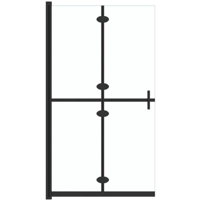 vidaXL Faltbare Walk-in-Duschwand Transparentes ESG-Glas Duschabtrennung - Duschwand vidaXL Faltbare Walk-in-Duschwand Transparentes ESG-Glas Duschabtrennung - Duschwand
