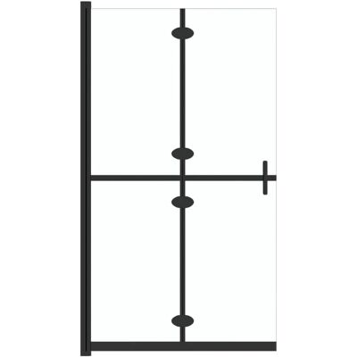 vidaXL Faltbare Walk-in Duschwand Transparent ESG Glas - Duschwand vidaXL Faltbare Walk-in Duschwand Transparent ESG Glas - Duschwand