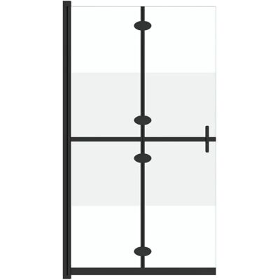 vidaXL Klappbare Walk-in-Duschwand Halbfrostes ESG-Glas - Duschwand vidaXL Klappbare Walk-in-Duschwand Halbfrostes ESG-Glas - Duschwand