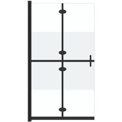 vidaXL Faltbare Walk-in Duschwand Matt ESG Glas 100x190 cm - Duschwand vidaXL Faltbare Walk-in Duschwand Matt ESG Glas 100x190 cm - Duschwand
