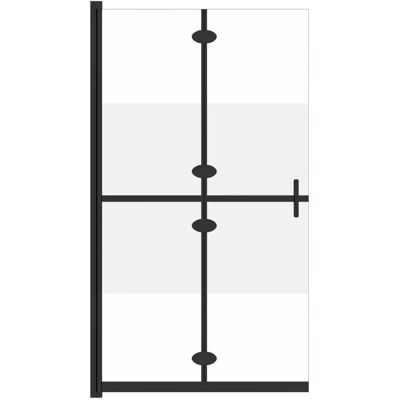vidaXL Faltbare Walk-in Duschwand - Fertig ESG Glas - 110x190 cm - Duschwand vidaXL Faltbare Walk-in Duschwand - Fertig ESG Glas - 110x190 cm - Duschwand