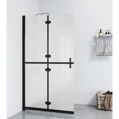 vidaXL Klappbare Walk-in Duschwand Matt ESG Glas Duschabtrennung - Duschwand vidaXL Klappbare Walk-in Duschwand Matt ESG Glas Duschabtrennung - Duschwand