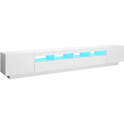 vidaXL Weißes LED TV-Schrank 260x35x40cm - TV-Ständer & Hifi-Schrank vidaXL Weißes LED TV-Schrank 260x35x40cm - TV-Ständer & Hifi-Schrank