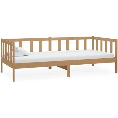 vidaXL Massiv Kiefernholz Tagesbett 90x200 cm Honig Braun - Tagesbett vidaXL Massiv Kiefernholz Tagesbett 90x200 cm Honig Braun - Tagesbett