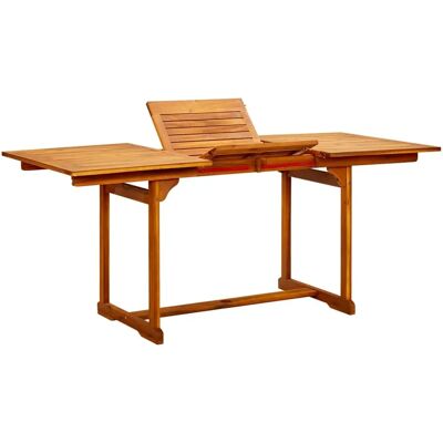 vidaXL Gartentisch - Ausziehbarer Massiv Akazienholz vidaXL Gartentisch - Ausziehbarer Massiv Akazienholz