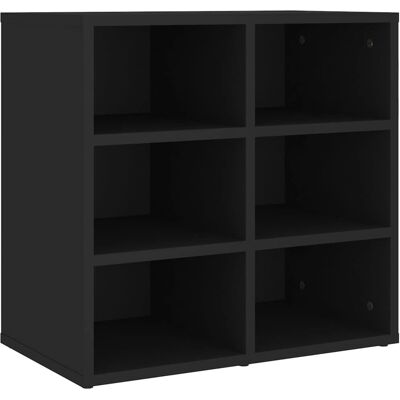 vidaXL Schwarzes Wandmontiertes Schuhschrank - 52,5x30x50 cm vidaXL Schwarzes Wandmontiertes Schuhschrank - 52,5x30x50 cm
