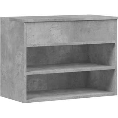 vidaXL Grau Beton Schuhbank - Schuhaufbewahrung vidaXL Grau Beton Schuhbank - Schuhaufbewahrung