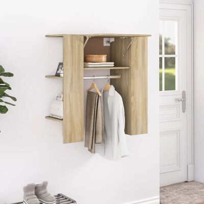 vidaXL Sonoma Eiken Wandkast - 97,5x37x99 cm vidaXL Sonoma Eiken Wandkast - 97,5x37x99 cm