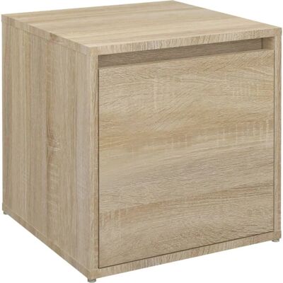 vidaXL Sonoma Oak Storage Case - Engineered Wood, 40.5x40x40 cm vidaXL Sonoma Oak Storage Case - Engineered Wood, 40.5x40x40 cm