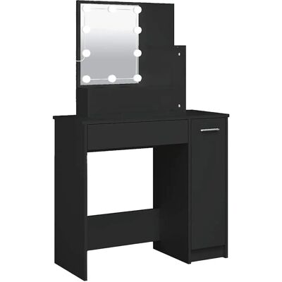 vidaXL Zwarte LED Kaptafel - Kaptafel vidaXL Zwarte LED Kaptafel - Kaptafel