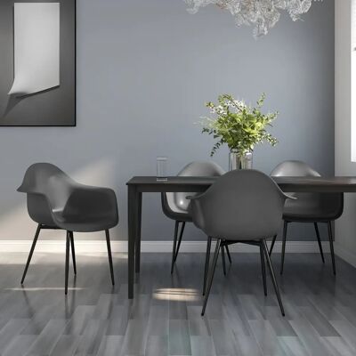 Maisonchic Modell 338080 Graue moderne Esszimmerstühle - 4er Set Maisonchic Modell 338080 Graue moderne Esszimmerstühle - 4er Set
