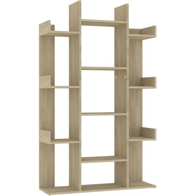 vidaXL 808903 Sonoma Eiche Bücherregal - Robuster Stauraum vidaXL 808903 Sonoma Eiche Bücherregal - Robuster Stauraum