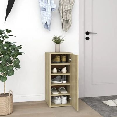 vidaXL Sonoma Eichen Schuhschrank - Schuhaufbewahrung vidaXL Sonoma Eichen Schuhschrank - Schuhaufbewahrung