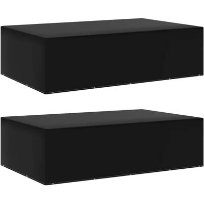 vidaXL Housses de Mobilier de Jardin 2 pcs - 12 Œillets - 325x205x90 cm - Publicité vidaXL Housses de Mobilier de Jardin 2 pcs - 12 Œillets - 325x205x90 cm - Publicité