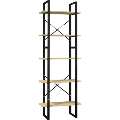 vidaXL Kiefernholz 5-stöckiges Bücherregal - Wohnzimmer Regal vidaXL Kiefernholz 5-stöckiges Bücherregal - Wohnzimmer Regal