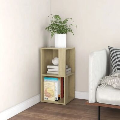 vidaXL Corner Cabinet Sonoma Oak - Corner Storage Unit - Rustic Design vidaXL Corner Cabinet Sonoma Oak - Corner Storage Unit - Rustic Design
