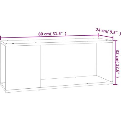 vidaXL 809111 Meuble TV Gris Béton - TV cabinet - Publicité vidaXL 809111 Meuble TV Gris Béton - TV cabinet - Publicité