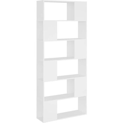 vidaXL Bücherregal Weiß 80x24x186 cm - Bücherregal vidaXL Bücherregal Weiß 80x24x186 cm - Bücherregal
