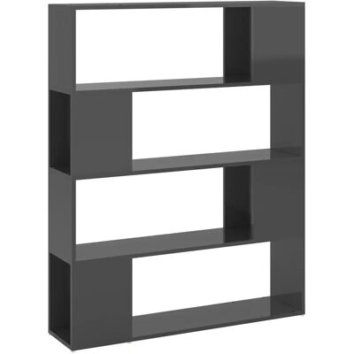 vidaXL Raumteiler Bücherregal Grau - Stauraum für Bücher vidaXL Raumteiler Bücherregal Grau - Stauraum für Bücher
