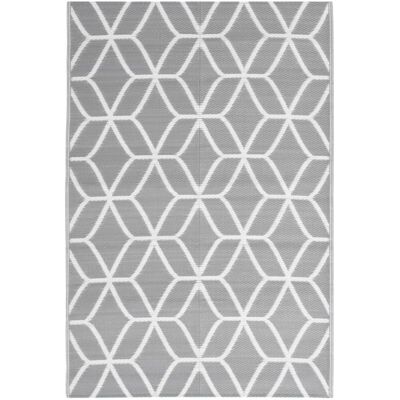 vidaXL Outdoor Teppich Grau 140x200 cm PP - Garten- und Terrassenläufer vidaXL Outdoor Teppich Grau 140x200 cm PP - Garten- und Terrassenläufer
